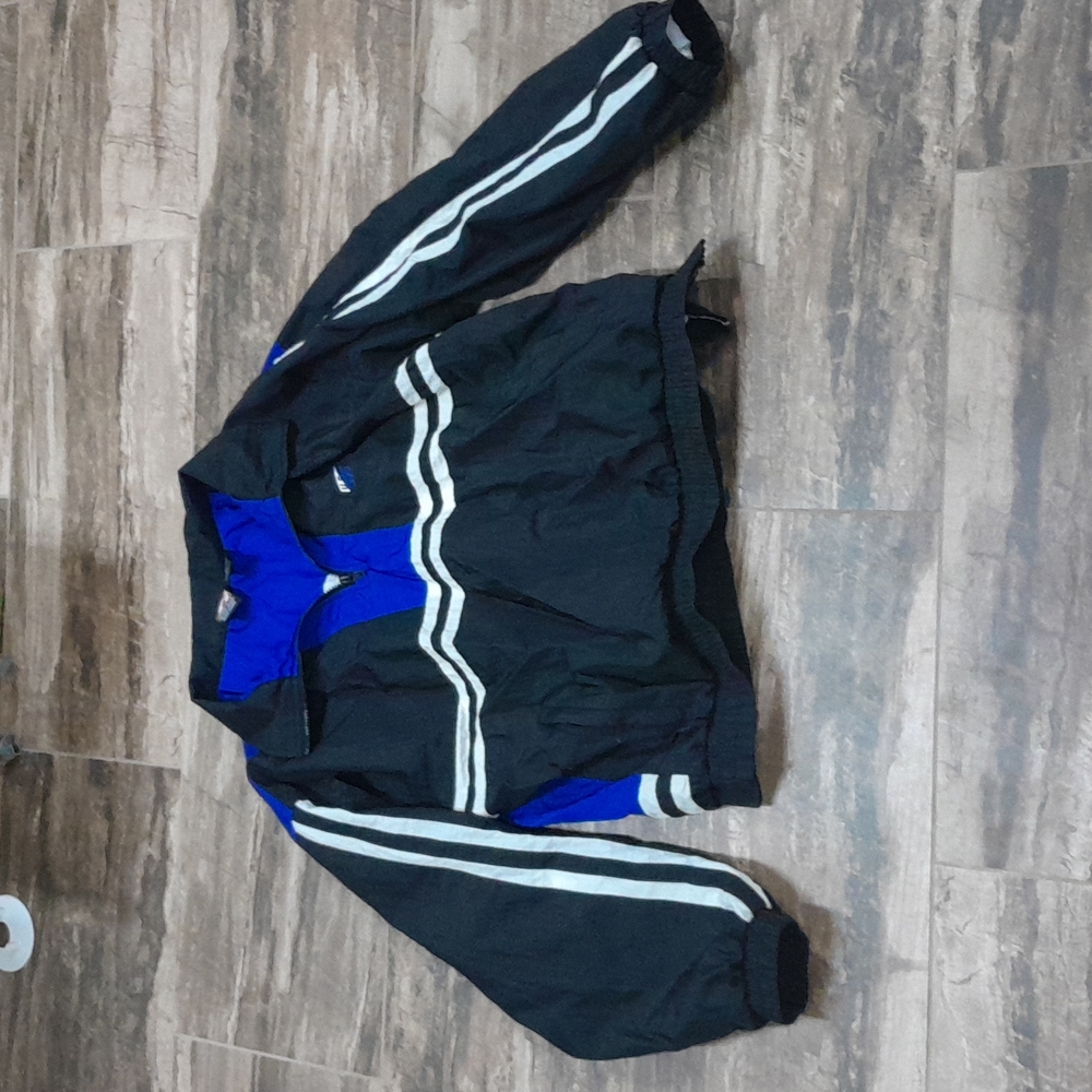 USA olympic quarter zip black and blue track jacket size large